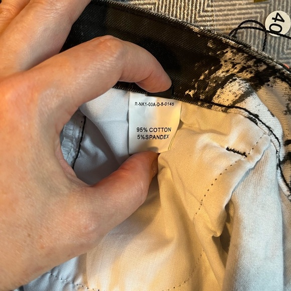 NWT Wulful Abstract Print Jeans - Picture 4 of 11